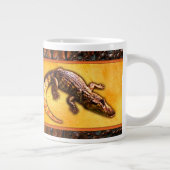 WILD NATURE - CROCODILE-DILE-DILE Design Collectio Jumbo-Tasse (Rechts)