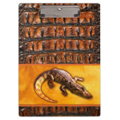 WILD NATURE - CROCODILE-DILE-DILE Design Collectio Klemmbrett (Vorderseite)