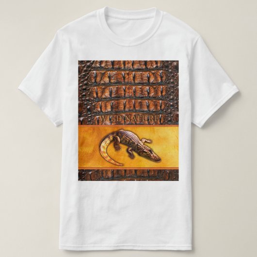 WILD NATURE - CROCODILE-DILE-DILE Design Collectio T-Shirt (Design vorne)
