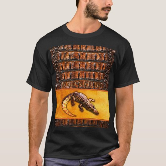 WILD NATURE - CROCODILE-DILE-DILE Design Collectio T-Shirt (Vorderseite)
