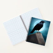 Wild Nature Crow-Raven Notepad Notizblock (Innenseite)