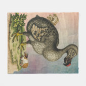 Wild Nature DoDo Bird Fleecedecke (Vorderseite (Horizontal))