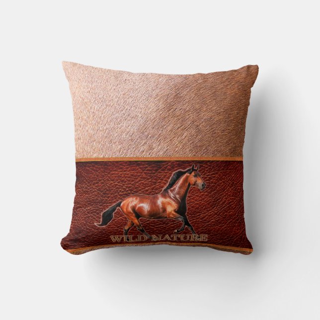 WILD NATURE - HORSE Design Collection Kissen (Vorderseite)