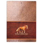 WILD NATURE - HORSE Design Collection Klemmbrett (Rückseite)
