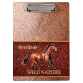 WILD NATURE - HORSE Design Collection Klemmbrett