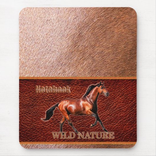 WILD NATURE - HORSE Design Collection Mousepad (Vorne)