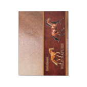 WILD NATURE - HORSE Design Collection Notizblock (Rotiert)