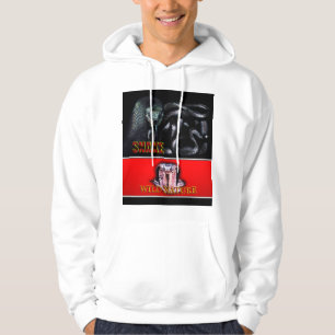 WILD NATURE - schwarze SNAKE-Designkollektion Hoodie