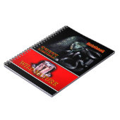 WILD NATURE - schwarze SNAKE-Designkollektion Notizblock (Linke Seite)