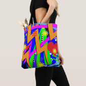 Wild Neon Erinnerungen Tasche (Von Nahem)