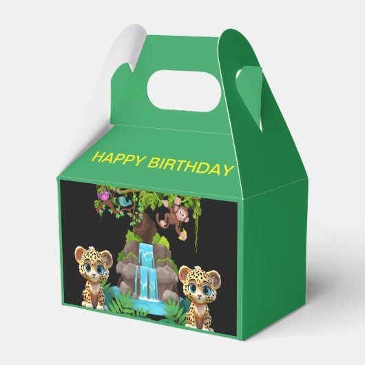 WILD NIEDLICH JAGUAR BIRTHDAY GESCHENKSCHACHTEL (Vorderseite)