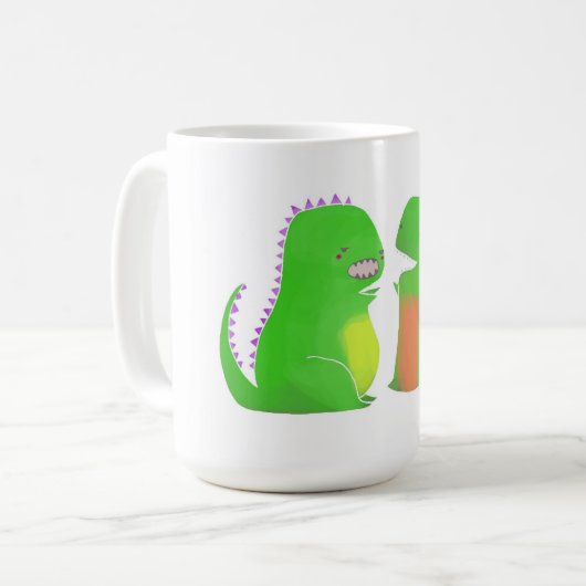 Wild niedliche Tasse (Vorderseite Links)