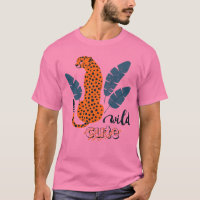 Wild Niedlicher T - Shirt - Tiger Graphic Design