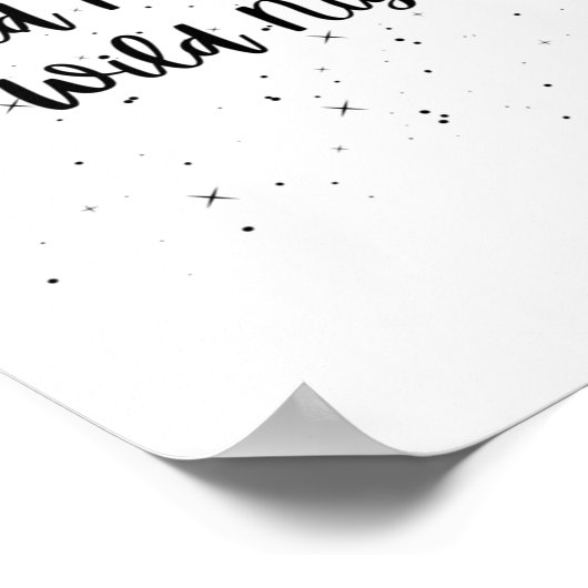 Wild Nights Emily Dickinson Poster (Ecke)