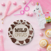 Wild Once Cowboy Birthday Party Paper Plate Pappteller (Party)