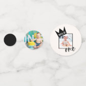 Wild One 1. Geburtstag Custom Foto Konfetti