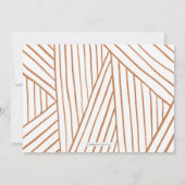 Wild One 1. Geburtstag Danke Karte (Rückseite)