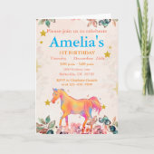 Wild One 1. Geburtstag Einladung (Vorderseite)