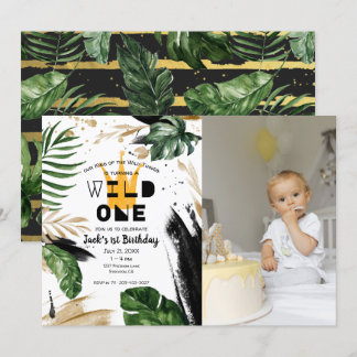 Wild One 1. Geburtstag | King of Things Crown Einladung