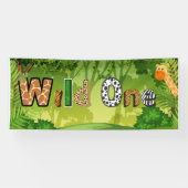 Wild One 1. Geburtstag Party Banner (Horizontal)