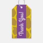 Wild One 1. Geburtstag Party Safari Geschenkanhänger (Vorderseite)