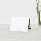 Wild One 1. Geburtstag Party Safari Karte (Rückseite)