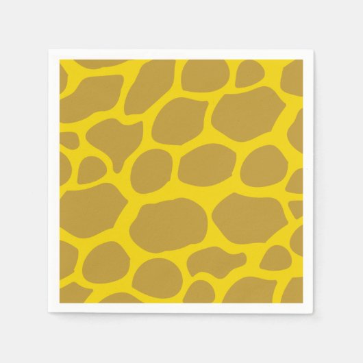 Wild One 1. Geburtstag Party Safari Serviette (Vorderseite)