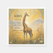 Wild ONE 1. Geburtstag Party Serviette (Vorderseite)