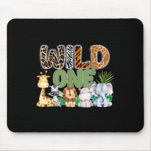 Wild One 1. Geburtstag Safari Familienmatching Mousepad