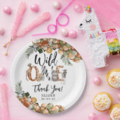 Wild One 1. Geburtstag Safari Pappteller (Party)