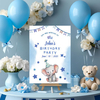 Wild One 1. Geburtstag Wasserfarbe Einladung