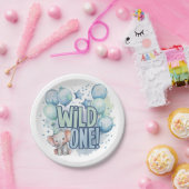 Wild One 1. Geburtstag Wasserfarbe Pappteller (Party)