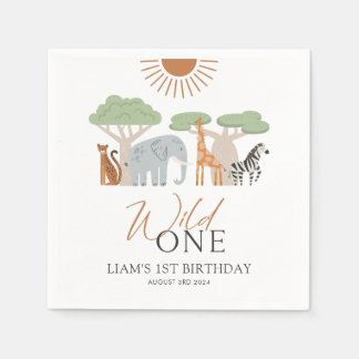 Wild One 1. Geburtstagsparty Napkins Serviette