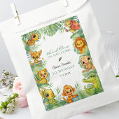 Wild One 1st Birthday Jungle Party Favor Bag Geschenktütchen