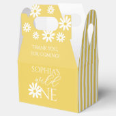 Wild One 1st Birthday Party Boho Daisy Geschenkschachtel (Geöffnet)