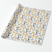 Wild One 1st Birthday Tropical Jungle Safari   Geschenkpapier (Ungerollt)