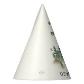 Wild One 1st Birthday Woodland Watercolor Partyhütchen (Links)