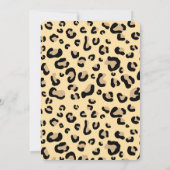 Wild One Adventure erwartet Baby Shower gerundet Einladung (Rückseite)