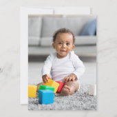 Wild One African Savanna Children's Birthday Party Einladung (Rückseite)