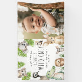 Wild One! Aussie Animal Birthday Party Banner (Vertikal)