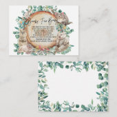 Wild One Australian Animal Niedlich Books for Baby Begleitkarte (Vorne/Hinten)