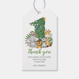 Wild One Baby 1. Geburtstag Jungle Safari Geschenkanhänger