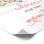 Wild One Baby Giraffe Advice für die zukünftige Mu Poster (Ecke)