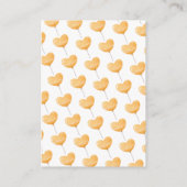 Wild One Baby Girl zum ersten Geburtstag Begleitkarte (Rückseite)