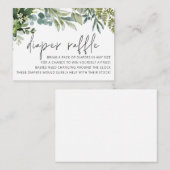 Wild-One-Baby-Raffle Begleitkarte (Vorne/Hinten)