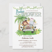Wild One Baby Shower Einladung (Vorderseite)