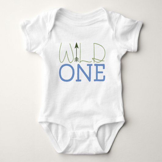 Wild One Baby Strampler (Vorderseite)