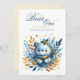 Wild One Bären 1. Geburtstag (oder EDIT AGE) Aquam Einladung