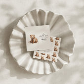 Wild One Bear Cub Baby Welcome 1st Birthday Einladung