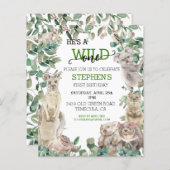 Wild One Birthday Australian Animals (Vorne/Hinten)